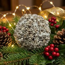 Prodotto Decorazione natalizia Palla di Natale palla di neve bianca Ø10cm