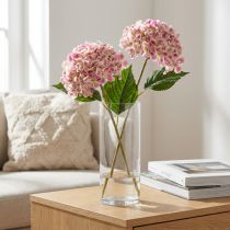 Prodotto Elegante fiore di ortensia artificiale come attrazione duratura, 80 cm, 2 pezzi