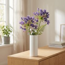 Prodotto Agapanthus Fiori artificiali di giglio africano viola L75 cm 2 pezzi