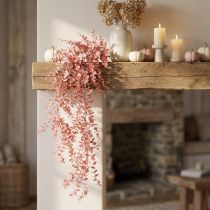 Prodotto Eucalipto artificiale appeso pianta artificiale rosa autunnale 150 cm