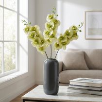 Prodotto Orchidea Phalaenopsis artificiale giallo verde L83cm