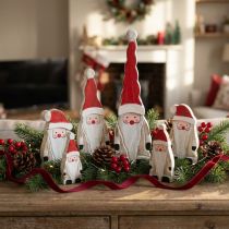 Prodotto Babbo Natale 17cm 6 pezzi