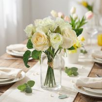 Prodotto Bouquet di rose crema 26 cm