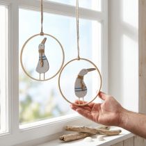 Prodotto Decorazione da appendere decorazione per finestre appendiabiti decorazione marittima anatra Ø15cm 4 pezzi