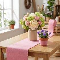 Prodotto Nastro in feltro, nastro adesivo rosa antico 15 cm 5 m