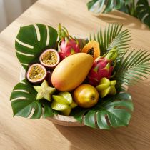Prodotto Mango artificiale come frutto esotico decorativo per la casa
