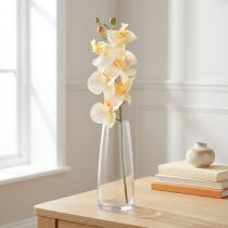 Prodotto Orchidea artificiale Phalaenopsis crema arancione 78 cm