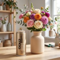 Prodotto Vernice spray, lacca spray, beige Montana Gold Latte Matt, 400 ml