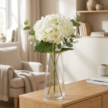 Prodotto Ortensia artificiale gigante fiore decorativo bianco Ø23cm L84cm