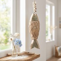 Prodotto Pesce decorativo, pesce di legno Deco, pendente di pesce in legno 21cm
