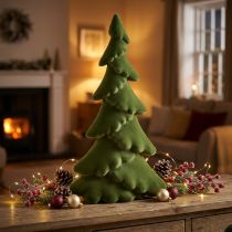 Prodotto Decorazione per albero di Natale Albero di Natale in abete floccato verde 76 cm