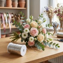 Prodotto Filo smaltato decorativo, argento, Ø0,50 mm, 50 m, per fiori e artigianato