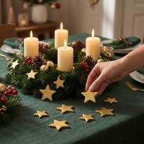 Prodotto Stelle decorative sparse mix 4-5 cm oro opaco 72 pz