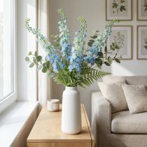 Prodotto Speronella artificiale Fiore artificiale blu Delphinium 130cm