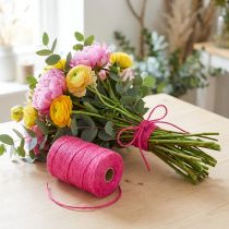 Prodotto Nastro di iuta nastro di corda di iuta fucsia Ø2mm 200m