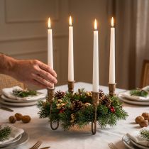 Prodotto Candele coniche 250/23 candele bianche 12 pezzi
