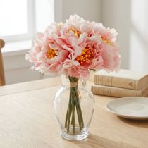 Prodotto Peonia Peonia Fiore Artificiale Peonia Rosa Ø6cm 28cm 7 pz