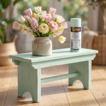 Prodotto Vernice spray, colore verde chiaro vintage, stile shabby chic, 400 ml