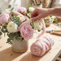 Prodotto Lunte Lana Rosa Lunte Lana Naturale Impermeabile Colorfast 5cm 10m