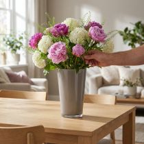 Prodotto Vaso "Fizzy" grigio platino Ø20cm H35cm 1 pz