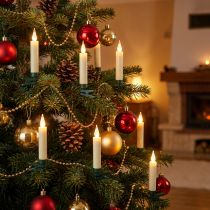 Prodotto Candele per albero a LED a batteria con telecomando twinkle 10 LED H10cm