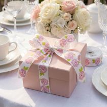 Prodotto Nastro regalo rose Nastro decorativo romantico “Ti amo” 25mm 20m