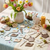 Prodotto Decorazione da giardino in legno 4 cm - 6 cm naturale 72 pz