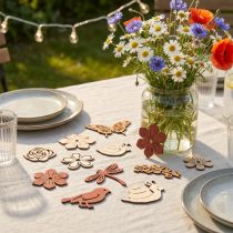 Prodotto Decorazioni sparse fiori animali mix decorazioni estive B3–4 cm 72 pz