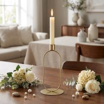 Prodotto Candeliere Candeliere Ovale Oro Ø10cm H21cm
