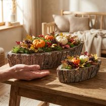 Prodotto Vaso per piante vaso per piante in legno Jardiniere 46/31,5 cm set di 2