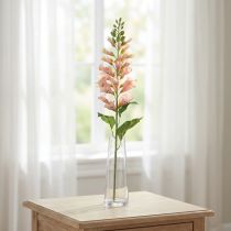 Prodotto Fiore artificiale di digitale salmone con stelo alto 90 cm