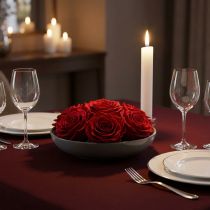 Prodotto Rose Infinity Grandi Ø5,5-6cm Rosse 6 pz