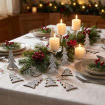 Prodotto Albero di Natale scintillante da spargere 4 cm 48 pz