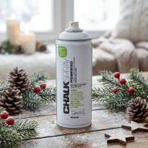 Prodotto Spray per marcatura, gesso spray, bianco opaco, Montana 400 ml