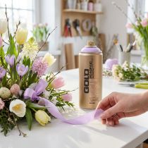 Prodotto Vernice spray rosa Vernice spray acrilica Montana Gold Crocus 400ml