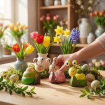 Prodotto Decorazione da tavolo decorazione primaverile decorazione primaverile lumaca 8 cm 3 pz