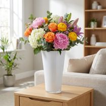 Prodotto Vaso “Fizzy” Ø20cm H35cm bianco 1 pz