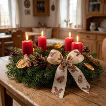 Prodotto Coni di nastro decorativo con bordo in filo marrone crema L25mm L18m