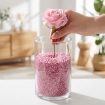 Prodotto Granuli decorativi pietre decorative rosa 2mm - 3mm 2kg