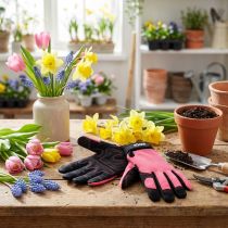 Prodotto Guanti sintetici Kixx taglia 8 rosa, nero