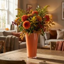 Prodotto Vaso arancione, vaso decorativo, Fizzy Siena Ø20cm H35cm