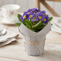 Prodotto Confezione regalo con fiori in carta a pois Ø7cm H14cm 12 pz