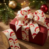 Prodotto Nastro decorativo Babbo Natale nastro decorativo 60mm 10m