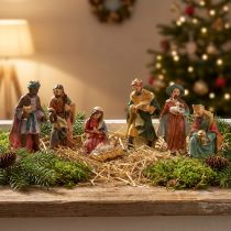 Prodotto Figure presepe dipinte a mano 2cm - 9cm 7pz
