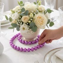 Prodotto Perline decorative Ø8mm viola 250 pz