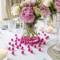 Prodotto Perline decorative rosa Ø8mm 250 pz