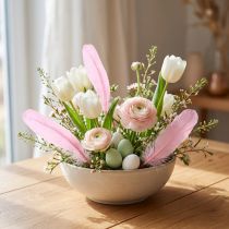 Prodotto Piume per l'artigianato Piume d'oca rosa 18 cm - 20 cm 20 g x 2 pezzi