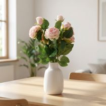 Prodotto Rose artificiali Rose artificiali rosa Aspetto secco 53 cm 3 pezzi