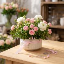 Prodotto Aghi con testa di perla rosa Ø4mm 4cm 150 pezzi