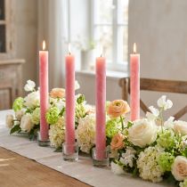 Prodotto Candele a bastoncino tinte di rosa 34 mm x 300 mm 4 pz